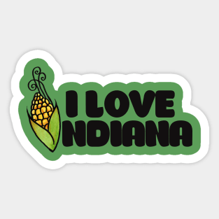 I love Indiana Sticker